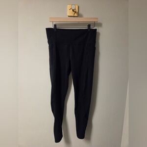 Athleta Leggings / Yoga Pants With Ankle Zip, Women's Large